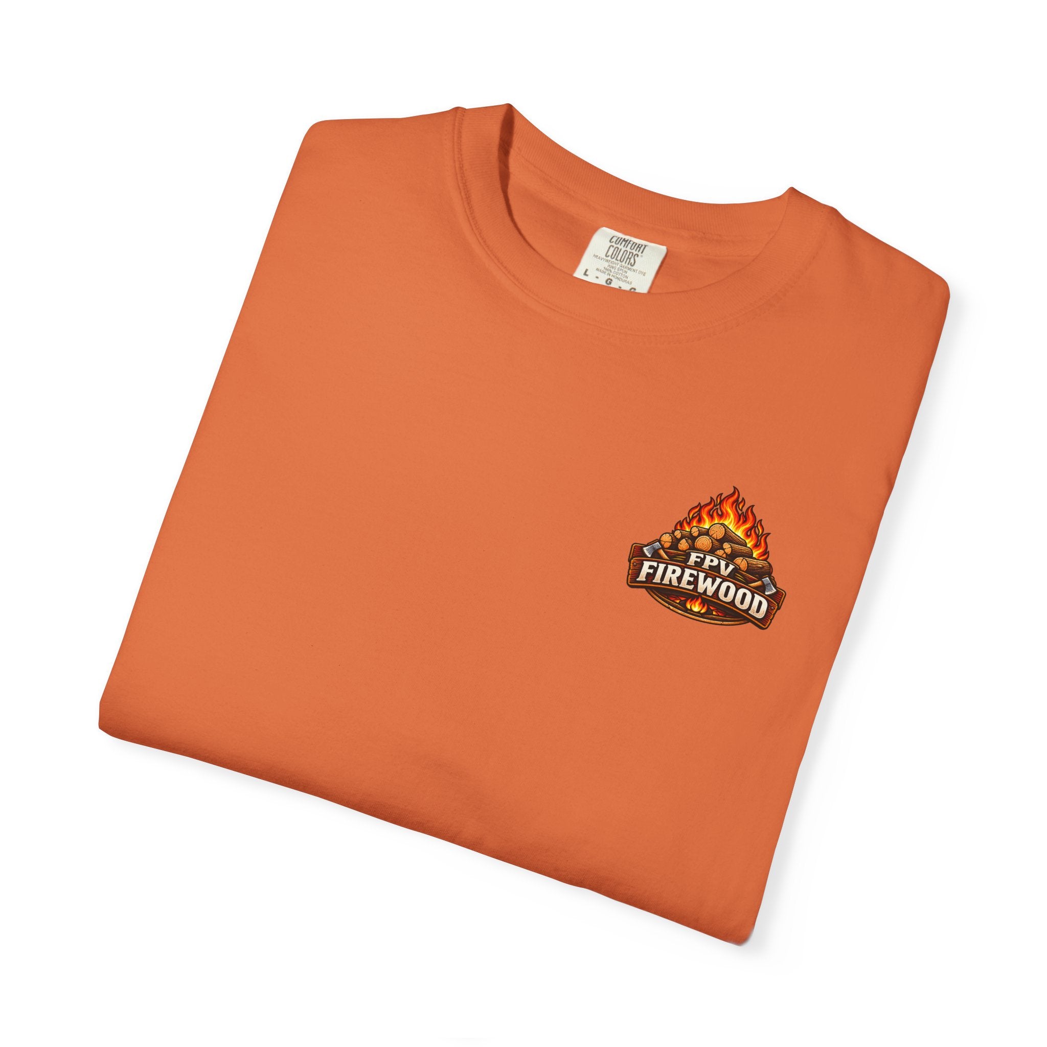 Emotional Support Tractor T-shirt | Firewood Logo Chest