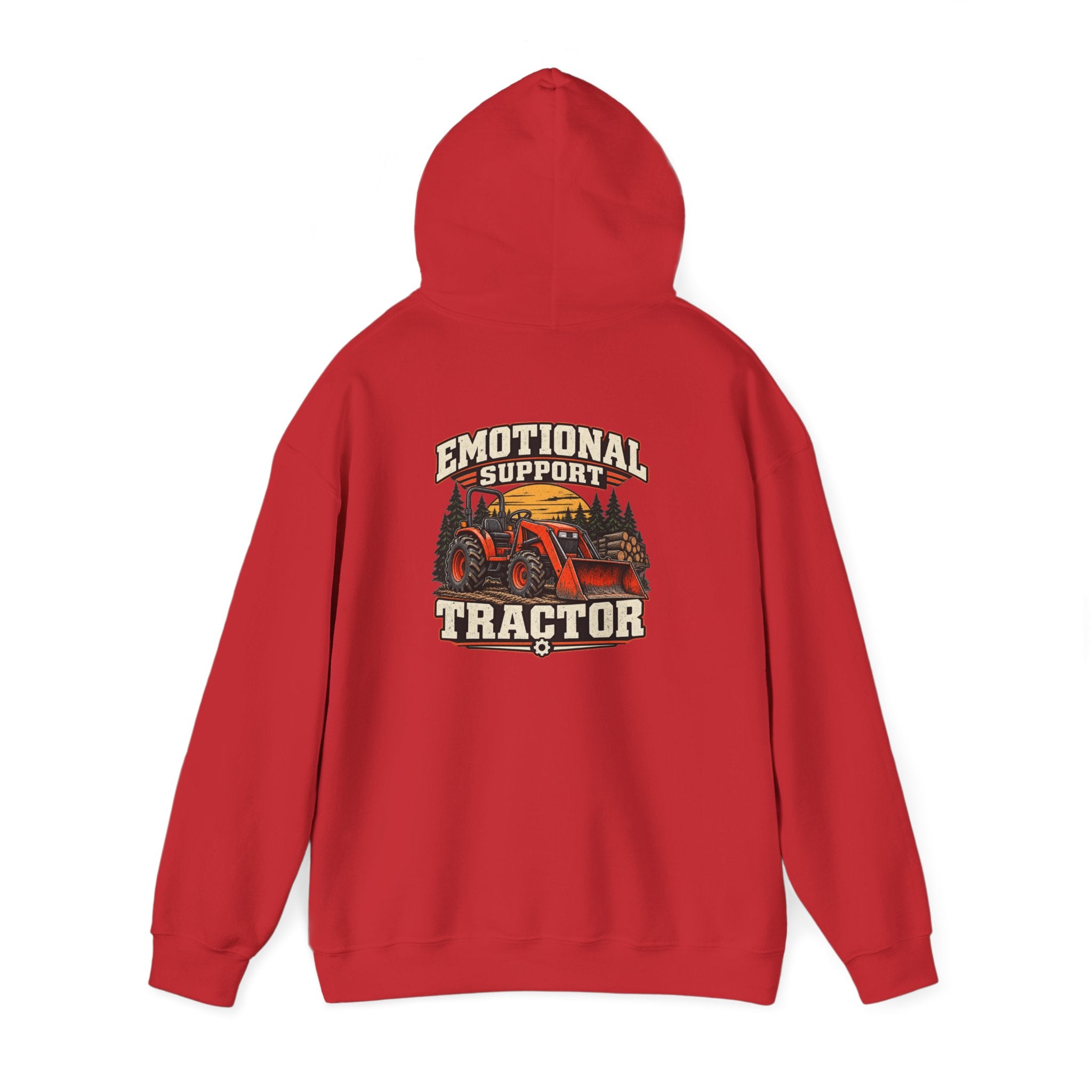 Emotional Support Tractor Hoodie | Tractor Graphic Sweatshirt