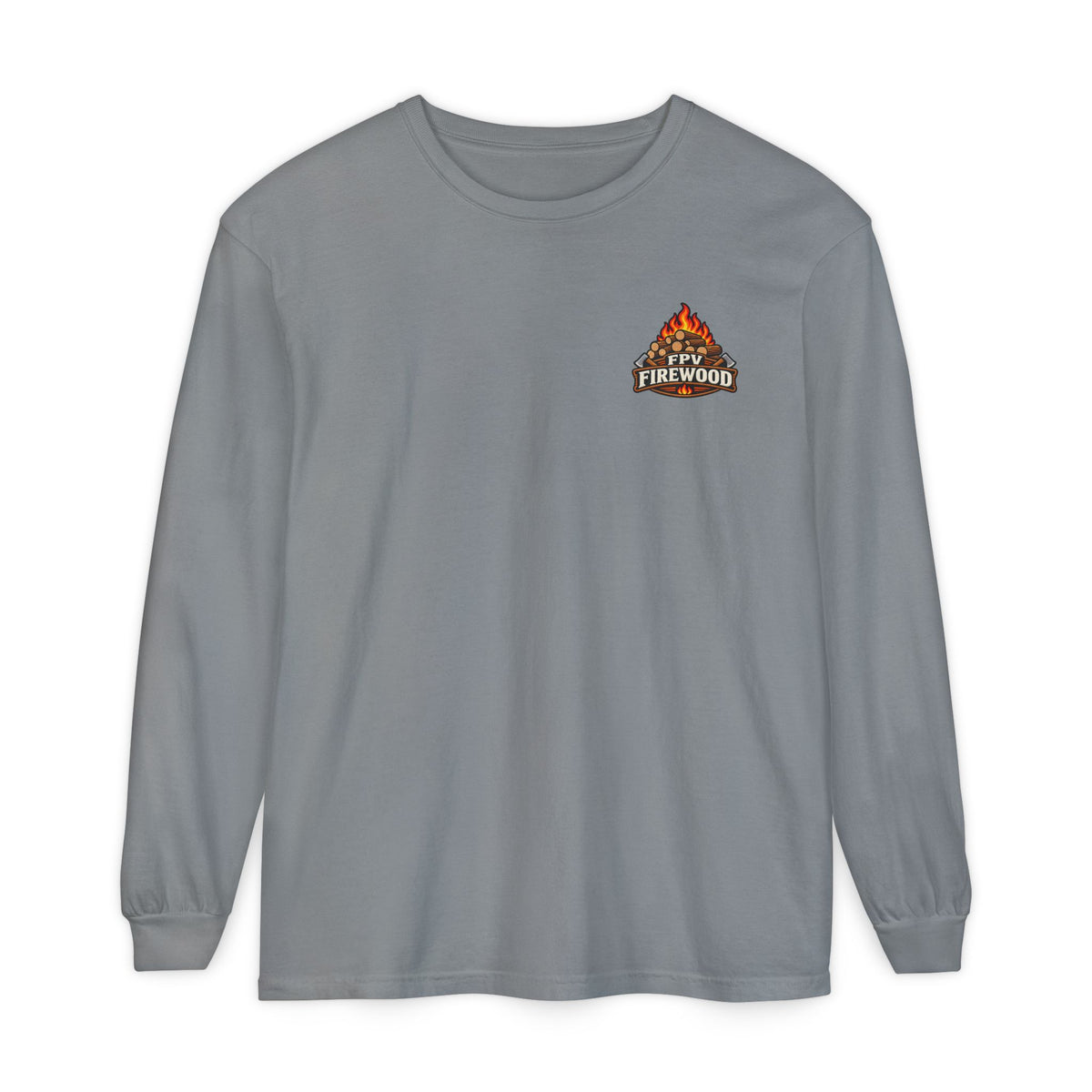 Firewood Campfire Long Sleeve Tee