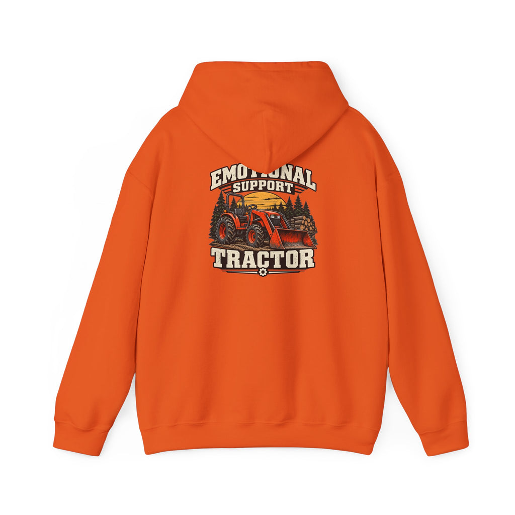 Emotional Support Tractor Hoodie | Tractor Graphic Sweatshirt