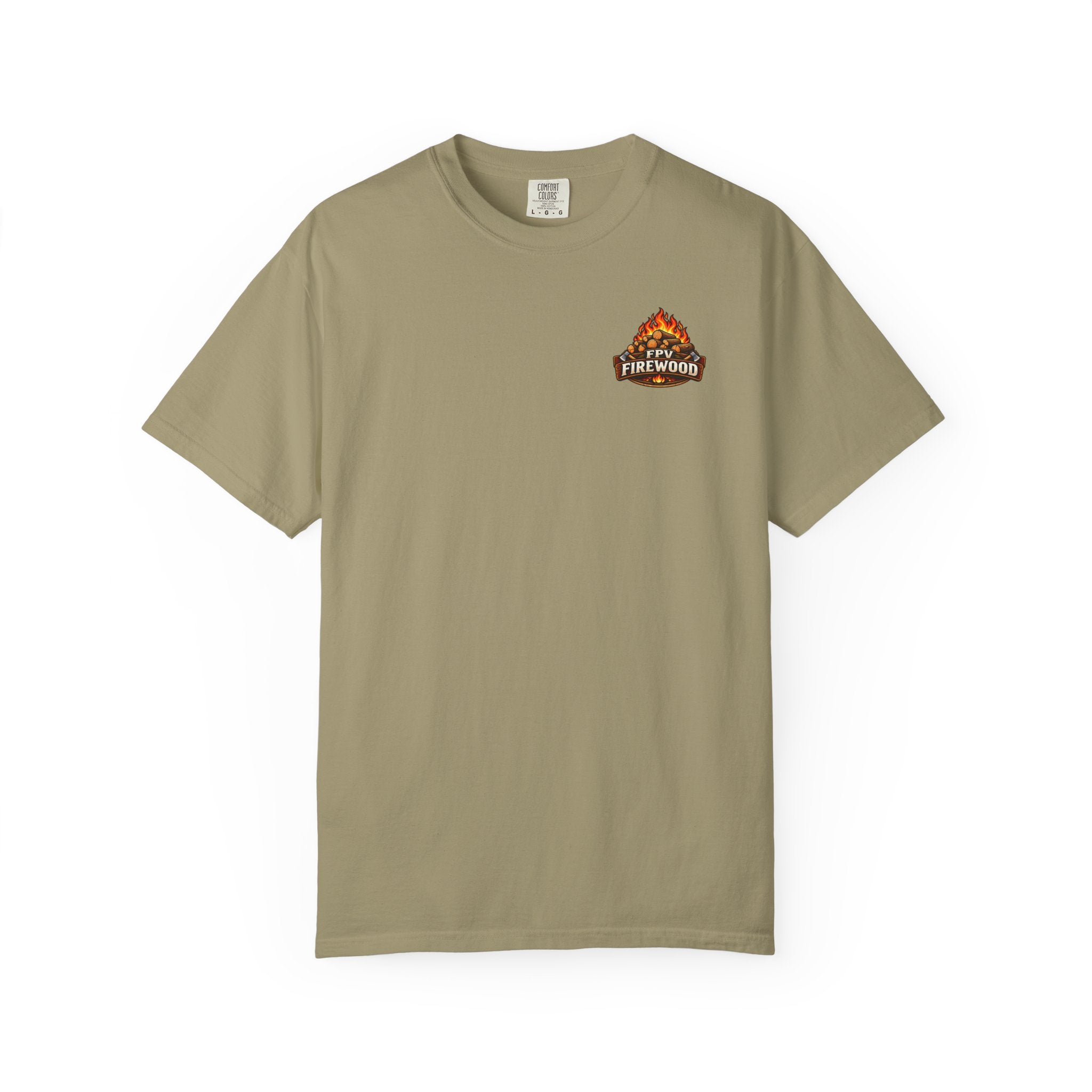 Emotional Support Tractor T-shirt | Firewood Logo Chest