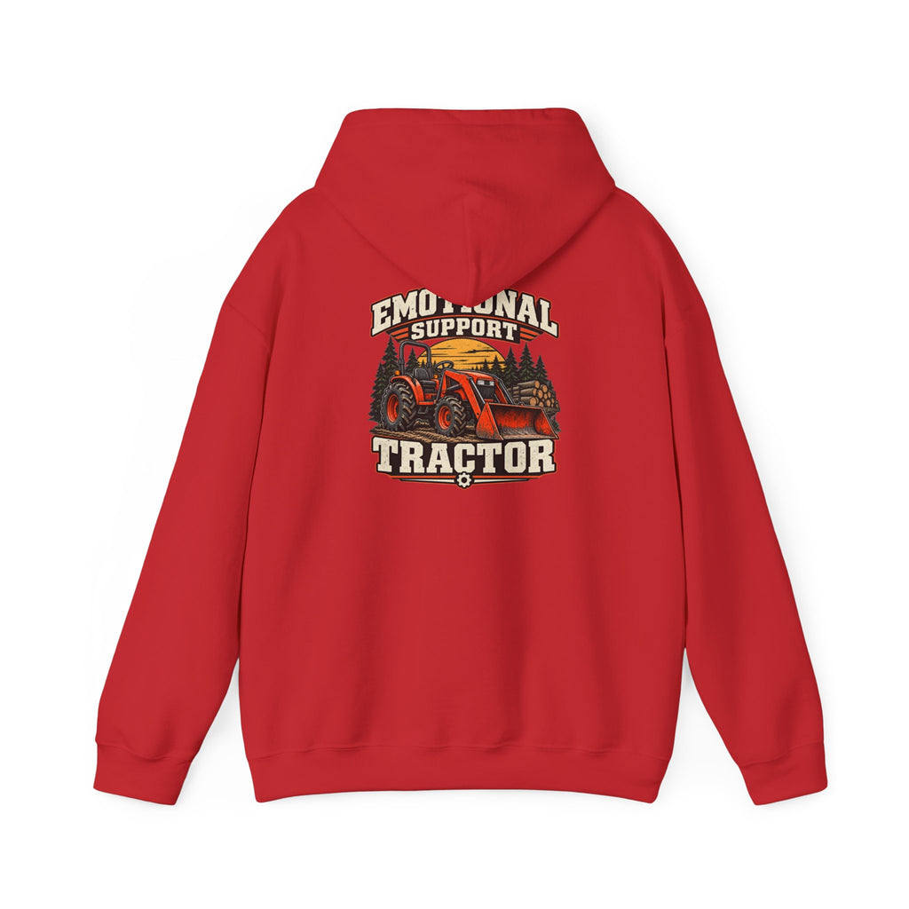 Emotional Support Tractor Hoodie | Tractor Graphic Sweatshirt