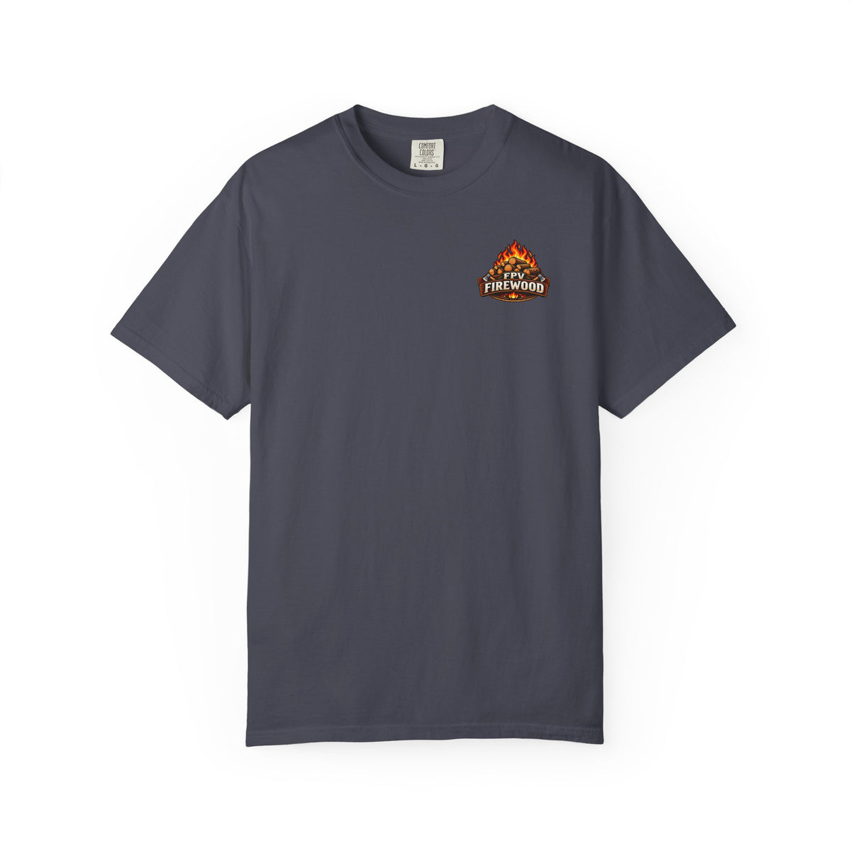 Emotional Support Tractor T-shirt | Firewood Logo Chest