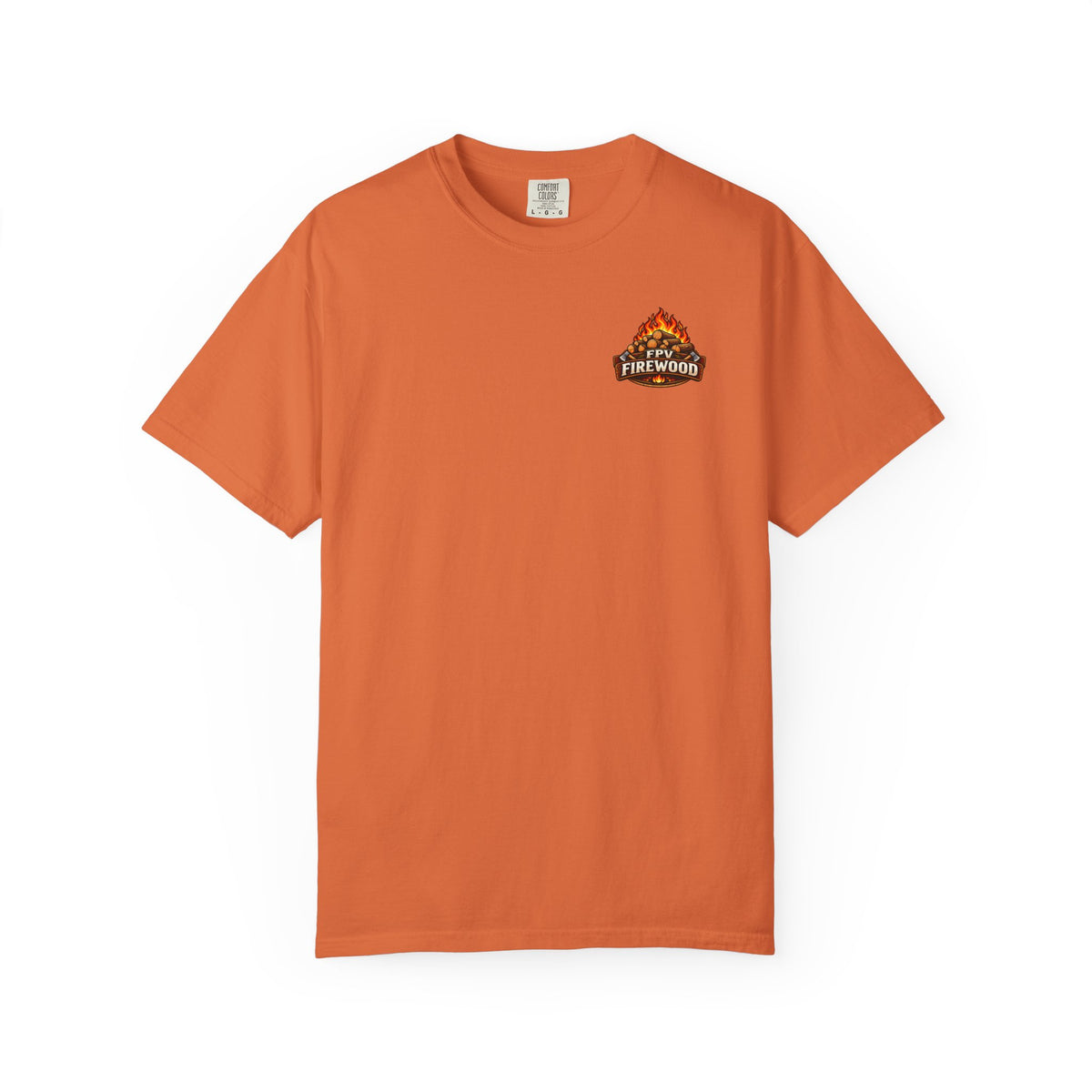 Emotional Support Tractor T-shirt | Firewood Logo Chest