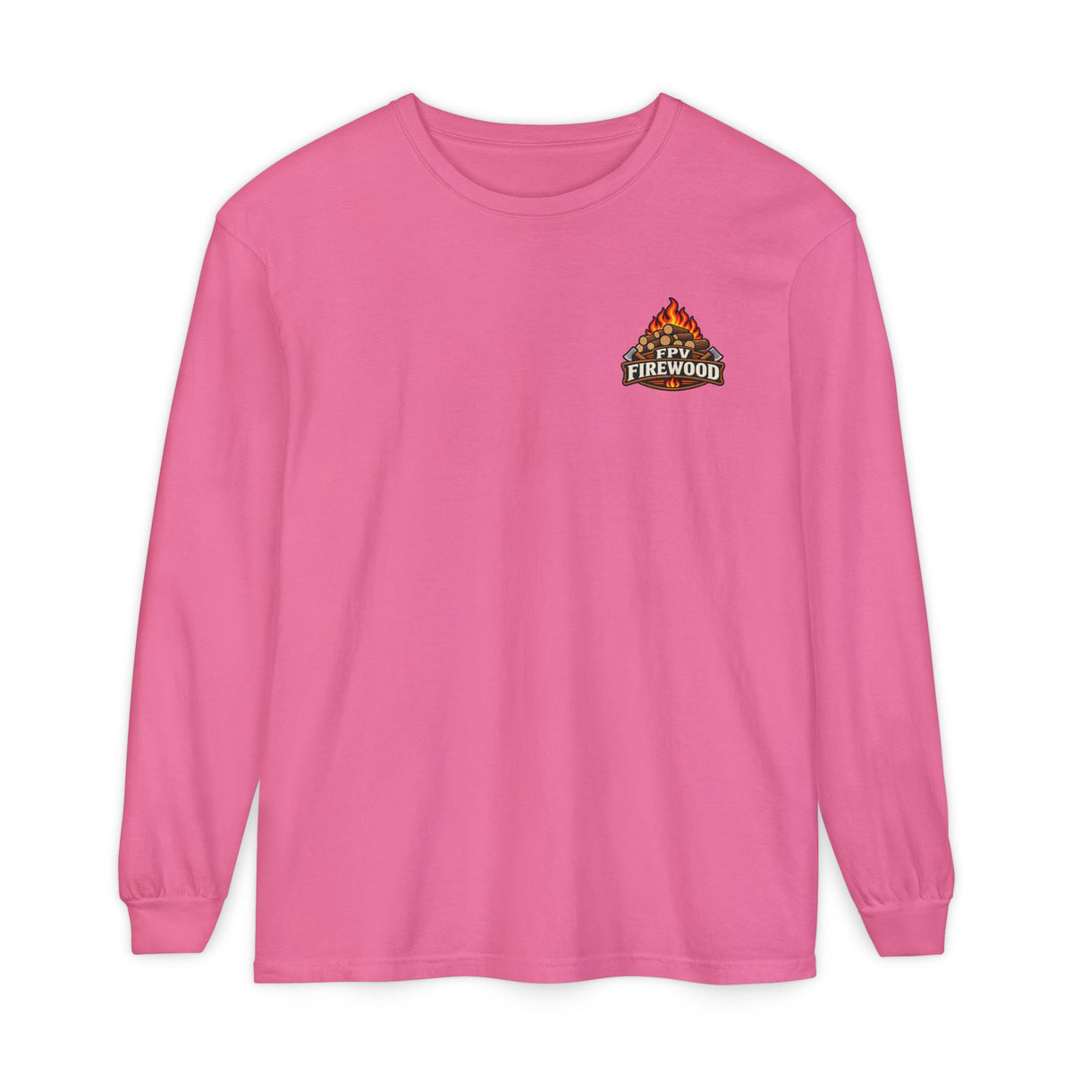 Firewood Campfire Long Sleeve Tee