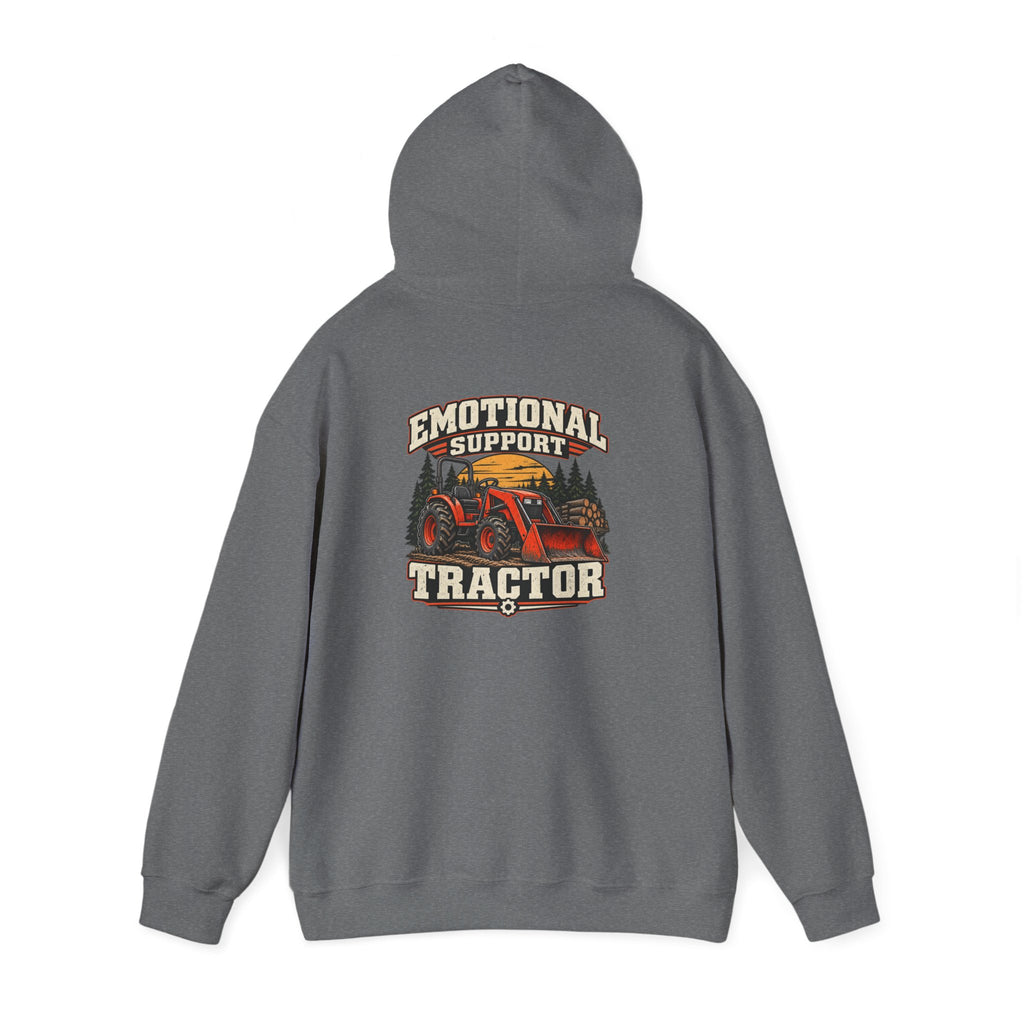 Emotional Support Tractor Hoodie | Tractor Graphic Sweatshirt