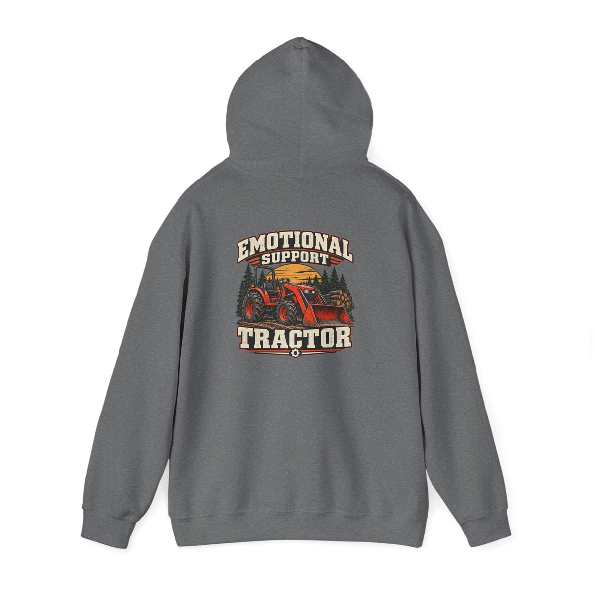 Emotional Support Tractor Hoodie | Tractor Graphic Sweatshirt