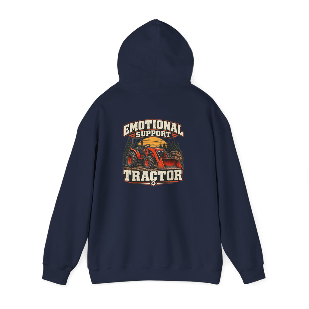 Emotional Support Tractor Hoodie | Tractor Graphic Sweatshirt