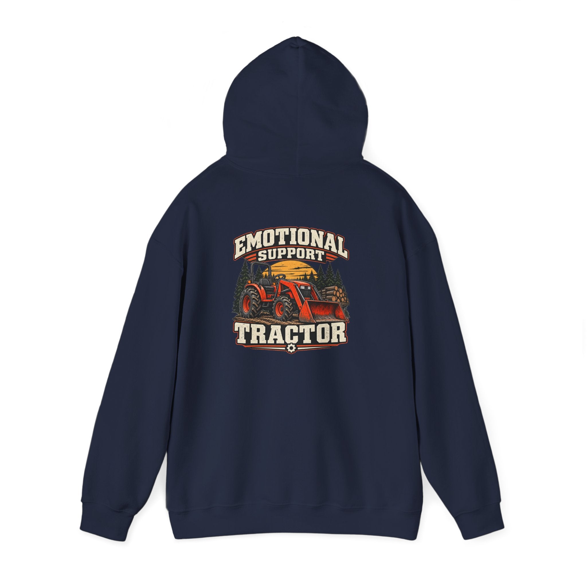 Emotional Support Tractor Hoodie | Tractor Graphic Sweatshirt