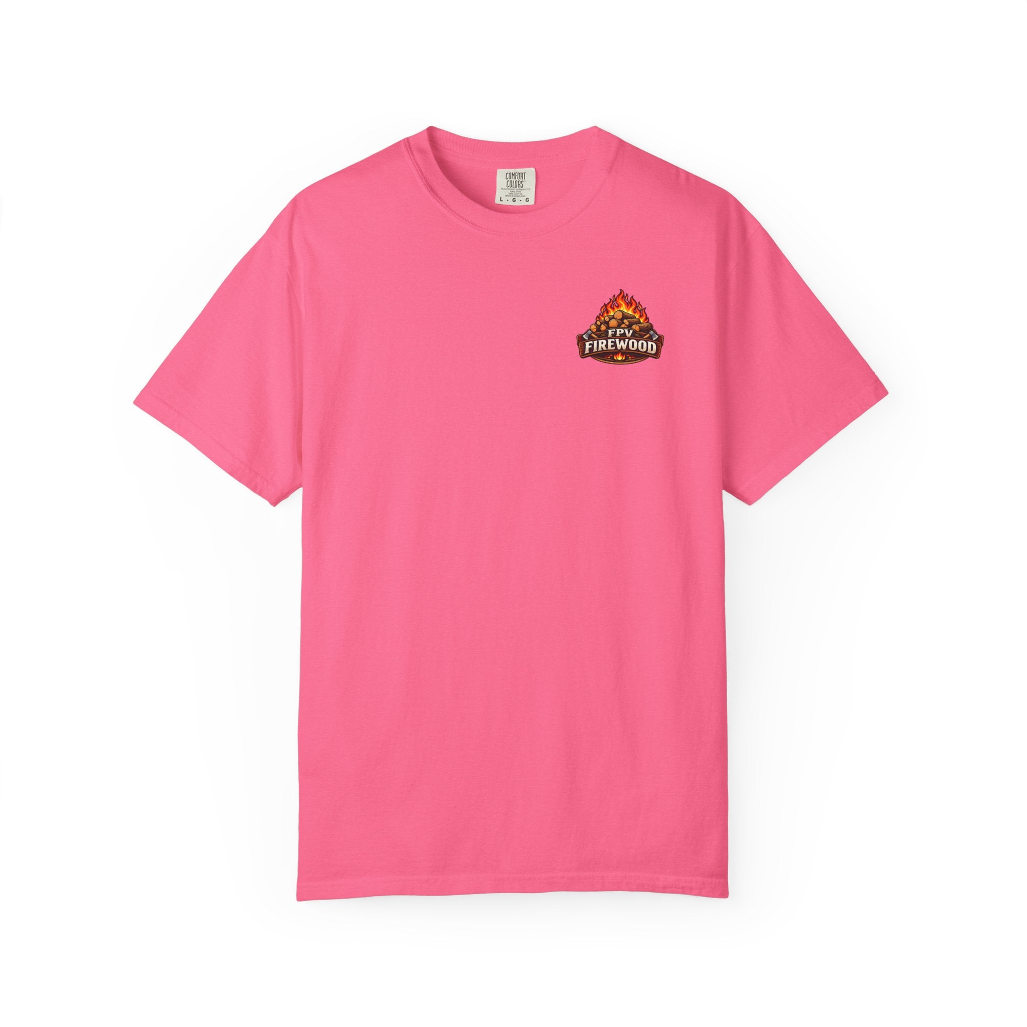 Emotional Support Tractor T-shirt | Firewood Logo Chest