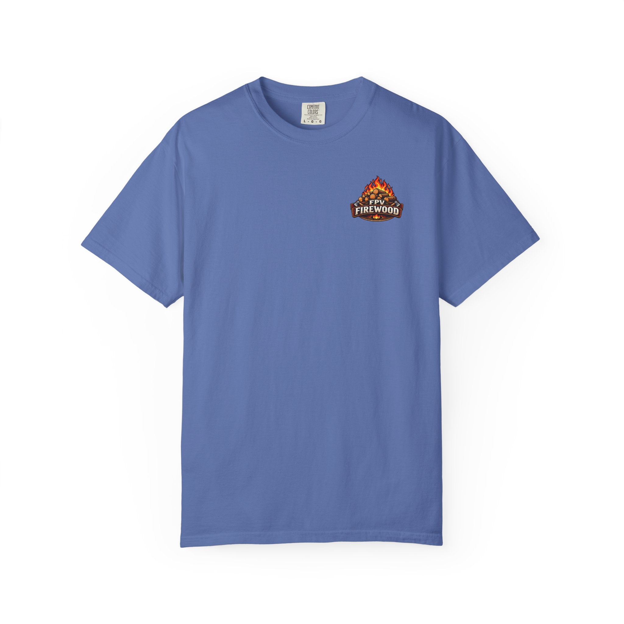 Emotional Support Tractor T-shirt | Firewood Logo Chest