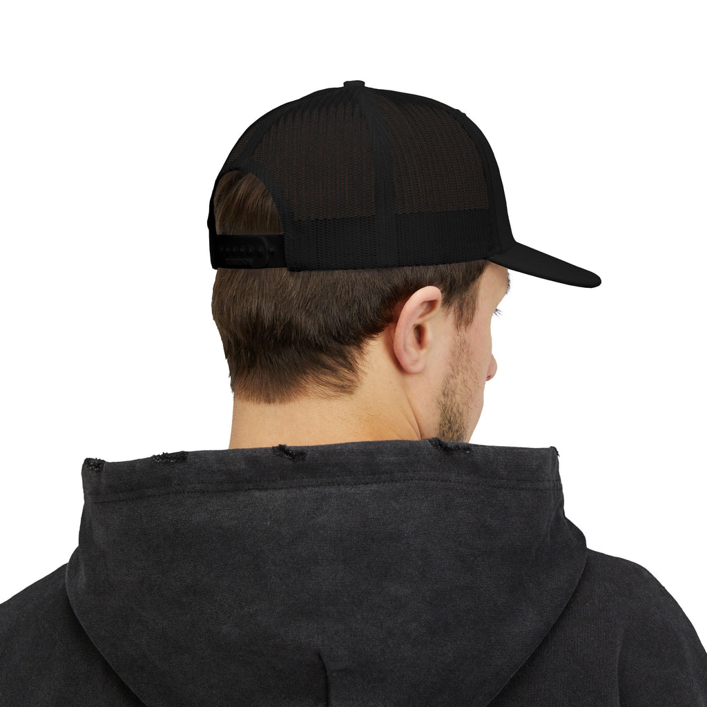 Firewood Campfire Logo Trucker Cap | Embroidered Mesh Snapback