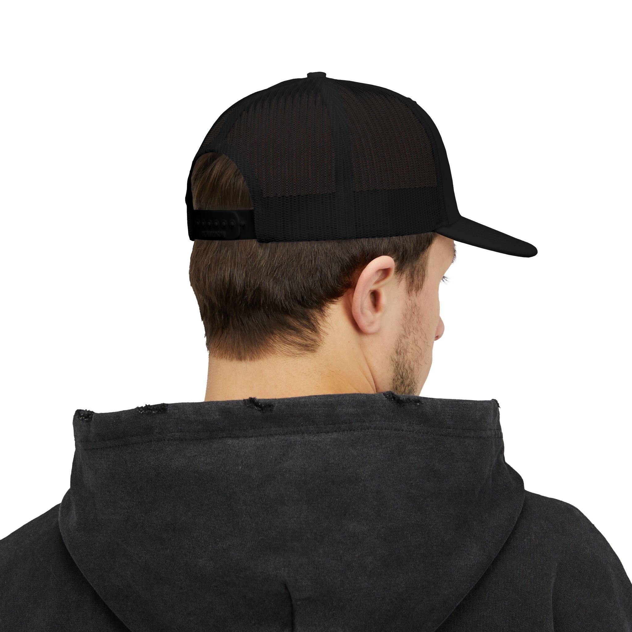 Firewood Campfire Logo Trucker Cap | Embroidered Mesh Snapback