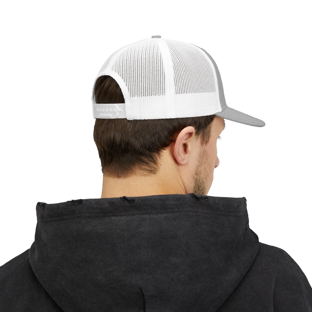 Firewood Campfire Logo Trucker Cap | Embroidered Mesh Snapback