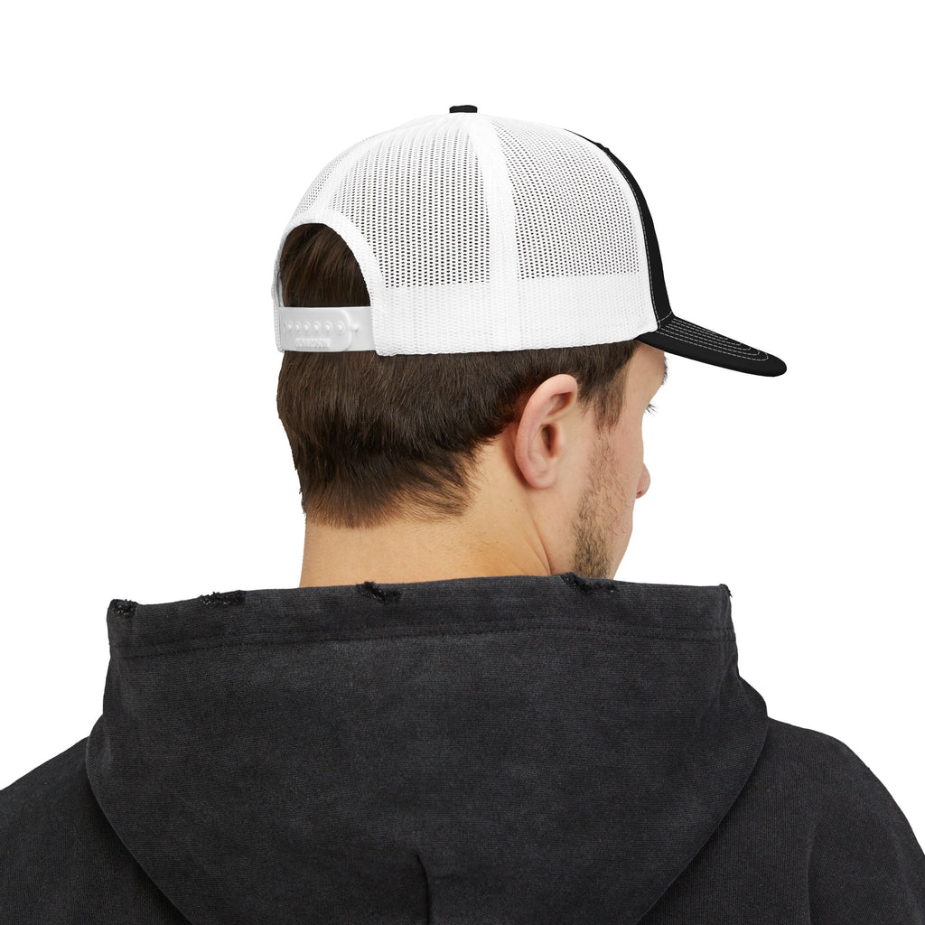 Firewood Campfire Logo Trucker Cap | Embroidered Mesh Snapback