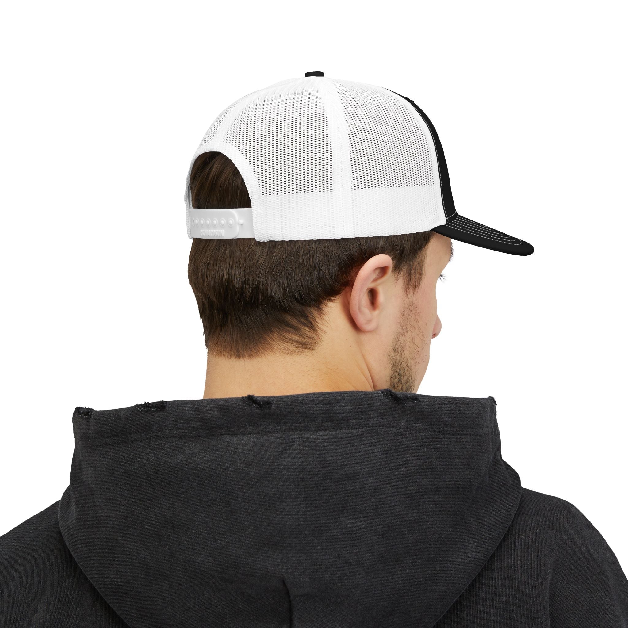 Firewood Campfire Logo Trucker Cap | Embroidered Mesh Snapback