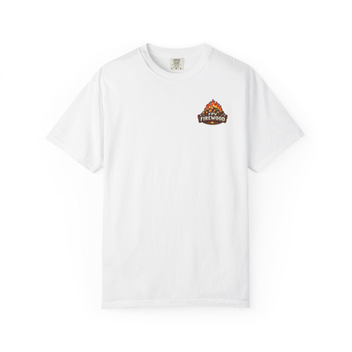 Emotional Support Tractor T-shirt | Firewood Logo Chest