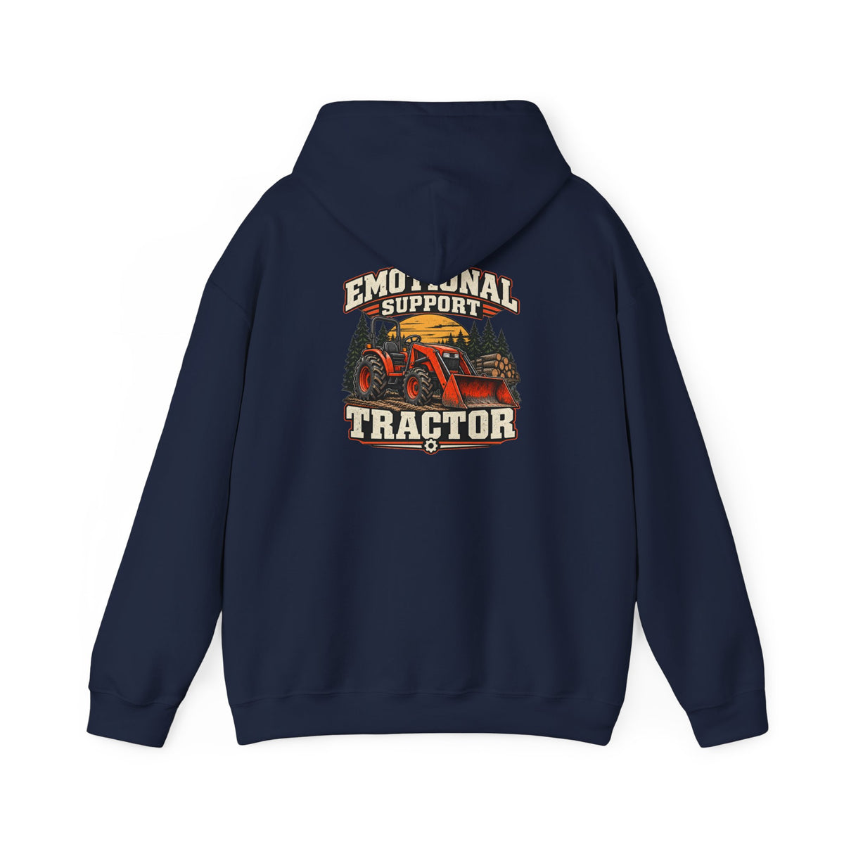 Emotional Support Tractor Hoodie | Tractor Graphic Sweatshirt