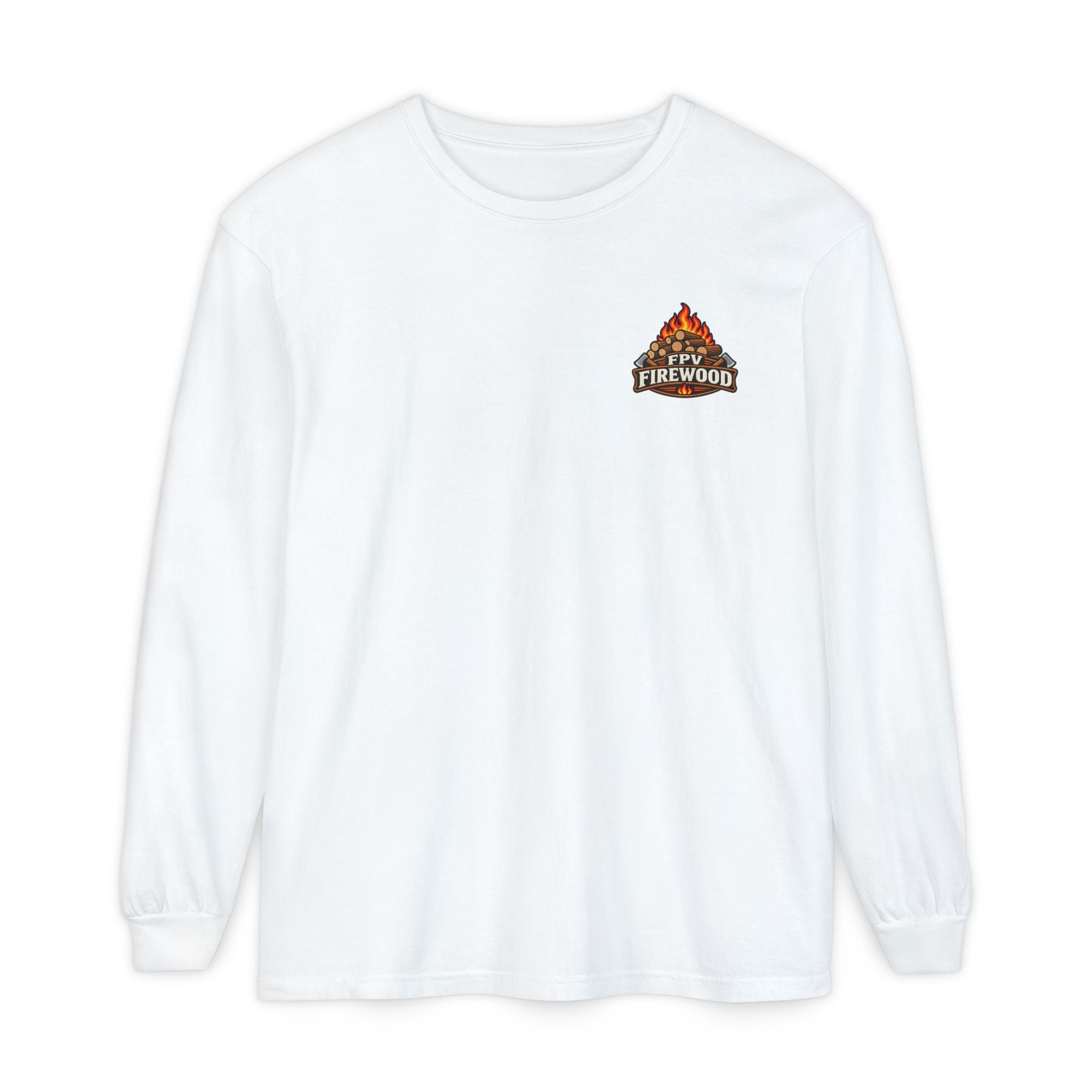 Firewood Campfire Long Sleeve Tee