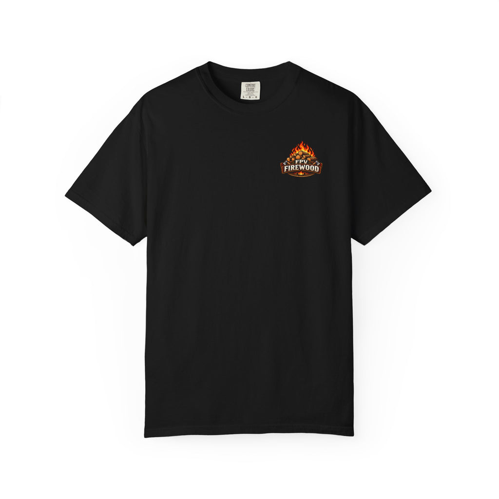 Emotional Support Tractor T-shirt | Firewood Logo Chest