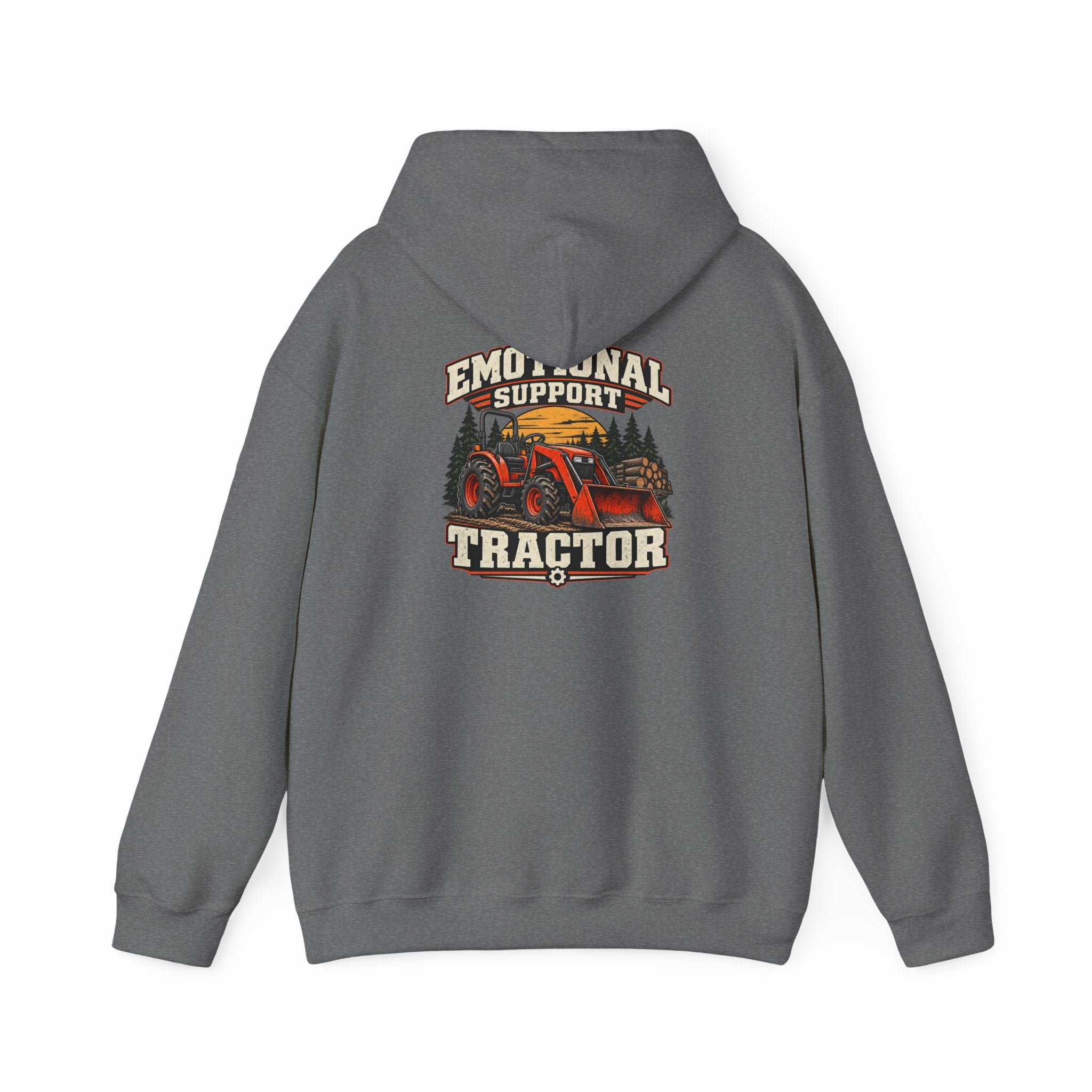 Emotional Support Tractor Hoodie | Tractor Graphic Sweatshirt