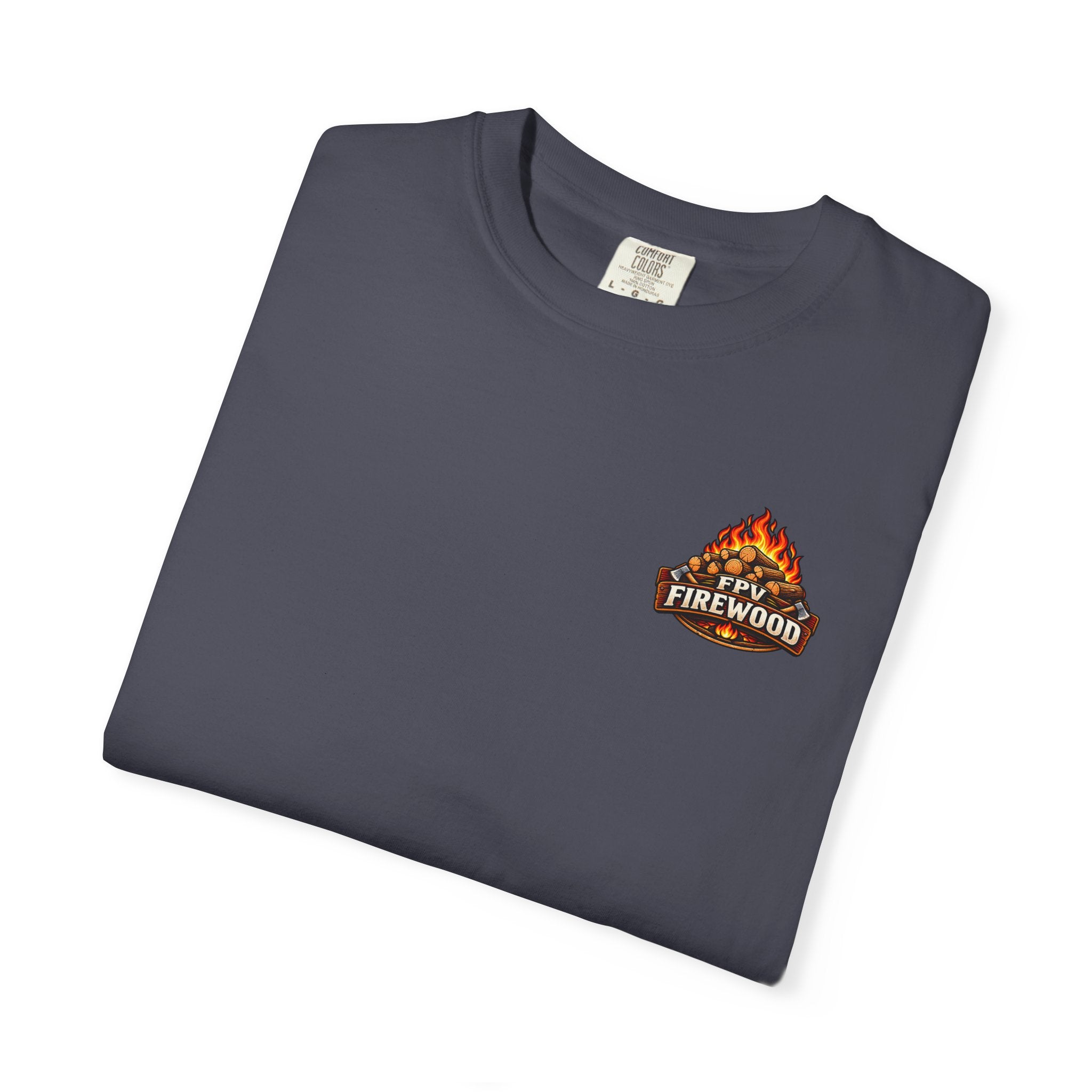 Emotional Support Tractor T-shirt | Firewood Logo Chest