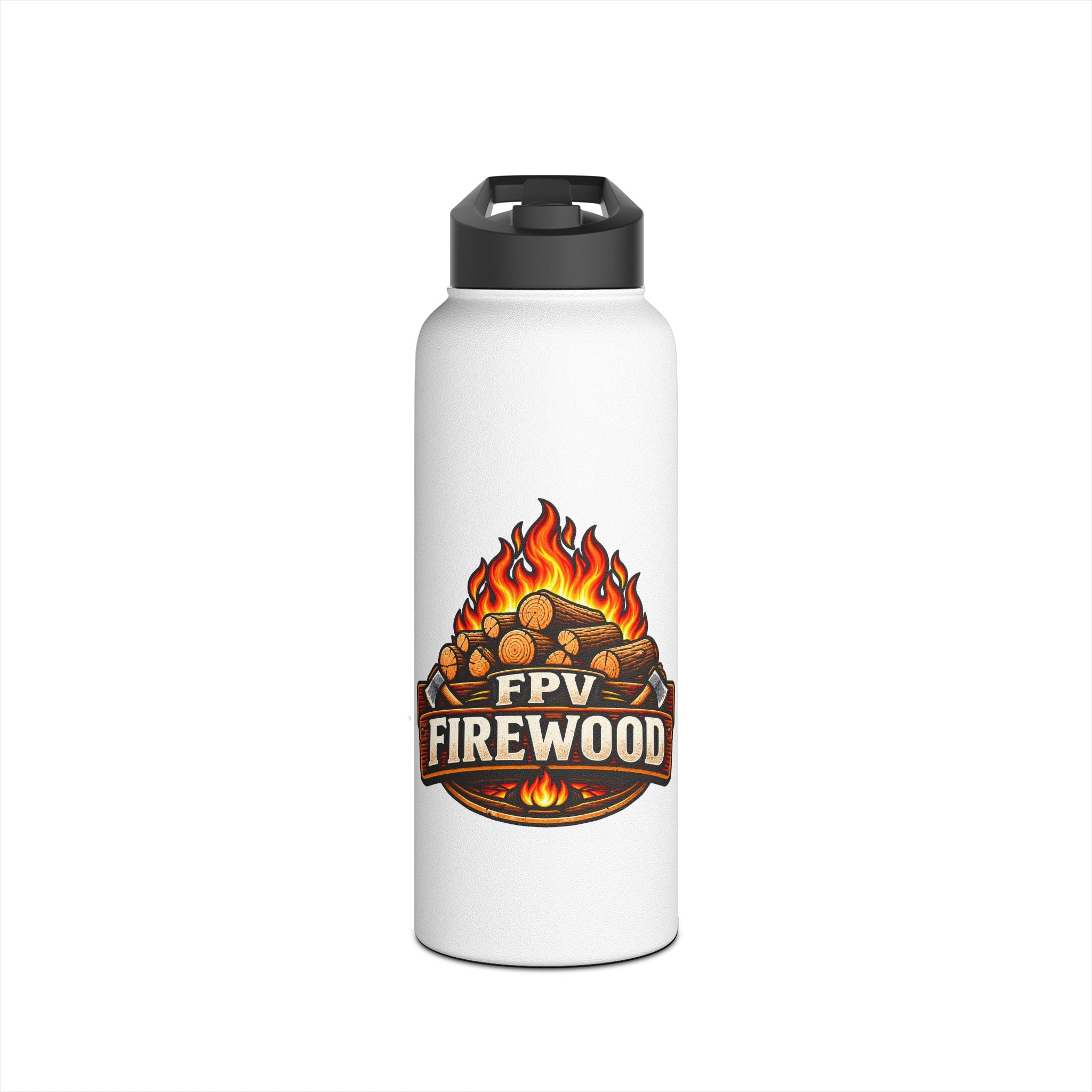 FPV Firewood Logo Stainless Steel Water Bottle | Insulated Bottle