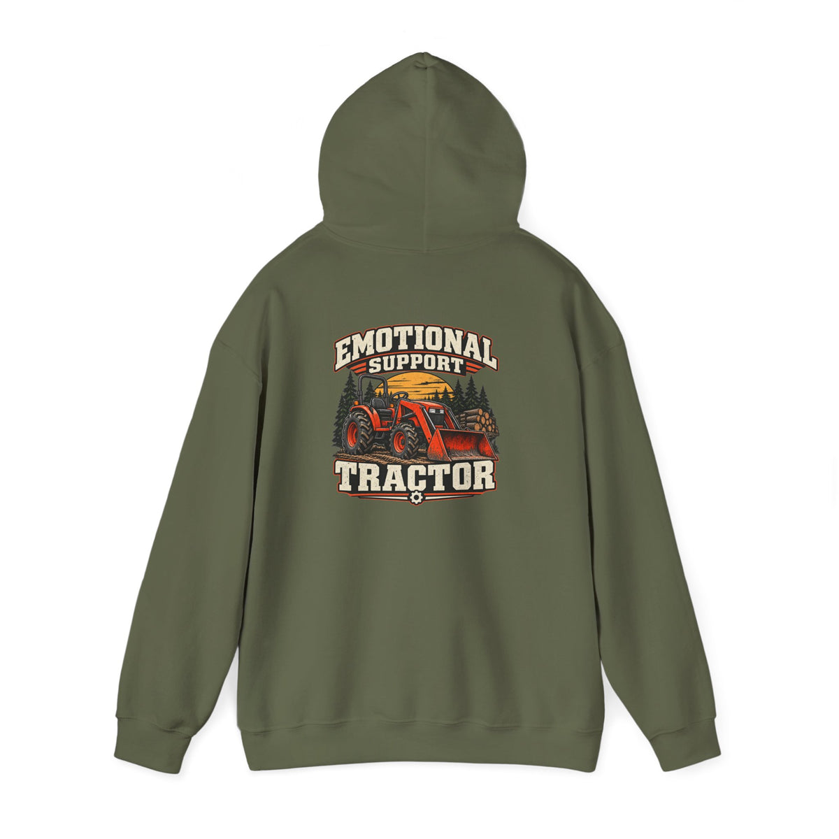 Emotional Support Tractor Hoodie | Tractor Graphic Sweatshirt