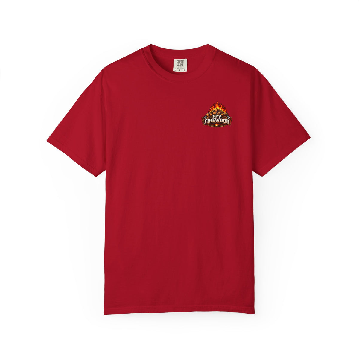 Emotional Support Tractor T-shirt | Firewood Logo Chest