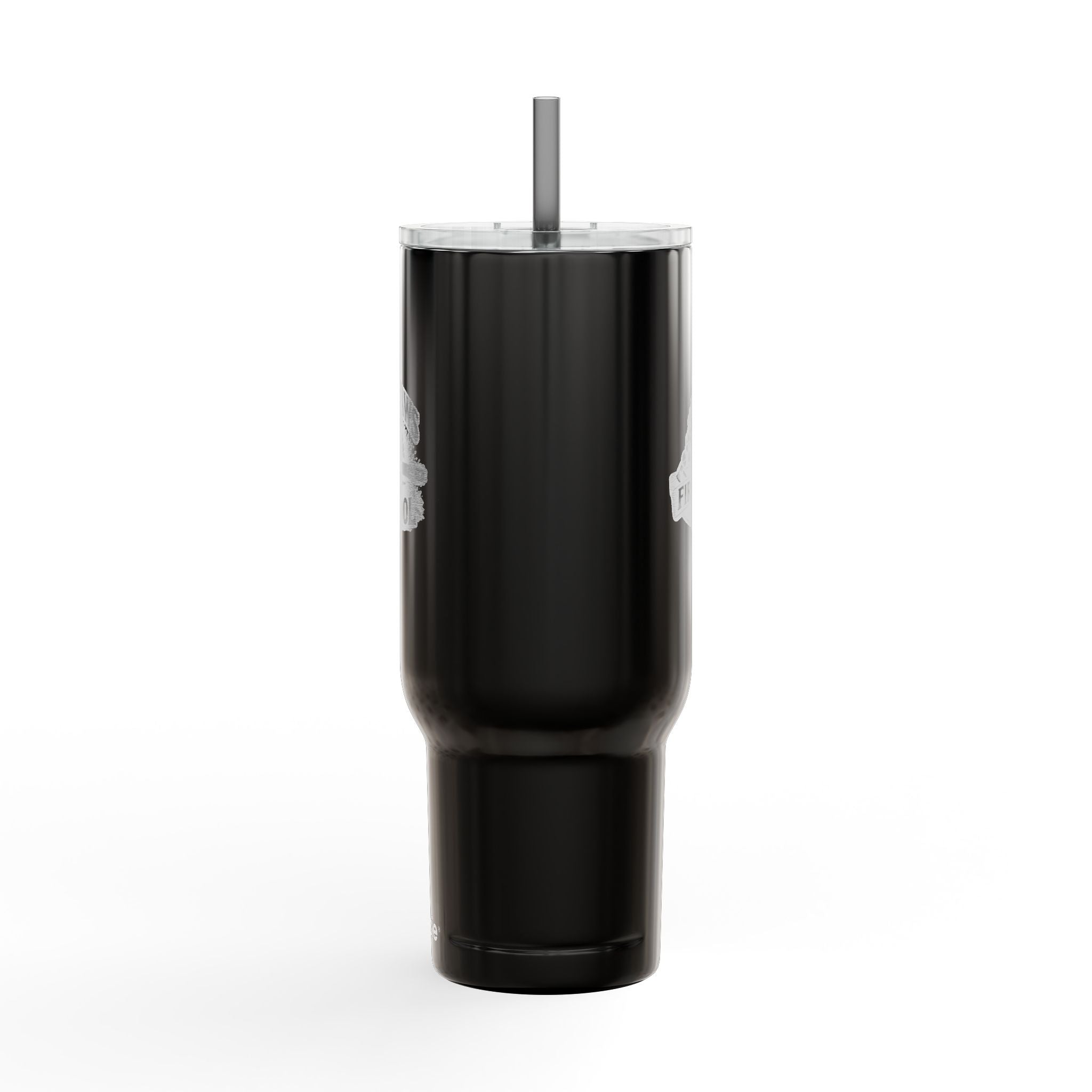 40oz Engraved Travel Tumbler - 'Chainsaws Are Cool' Stainless Insulated Cup with Lid