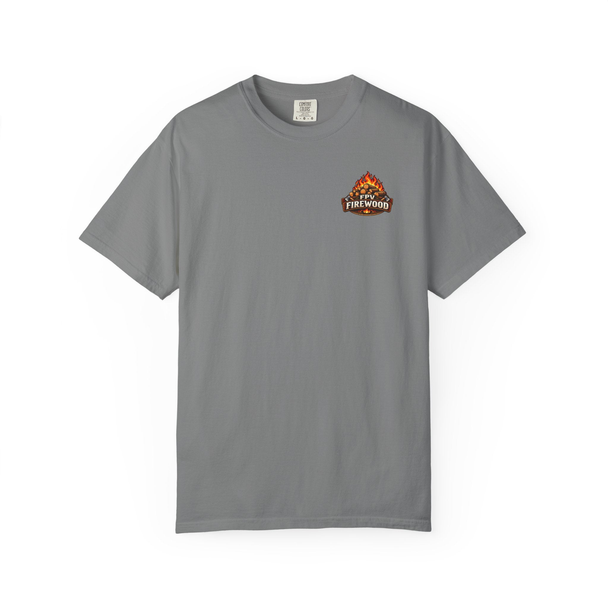 Emotional Support Tractor T-shirt | Firewood Logo Chest