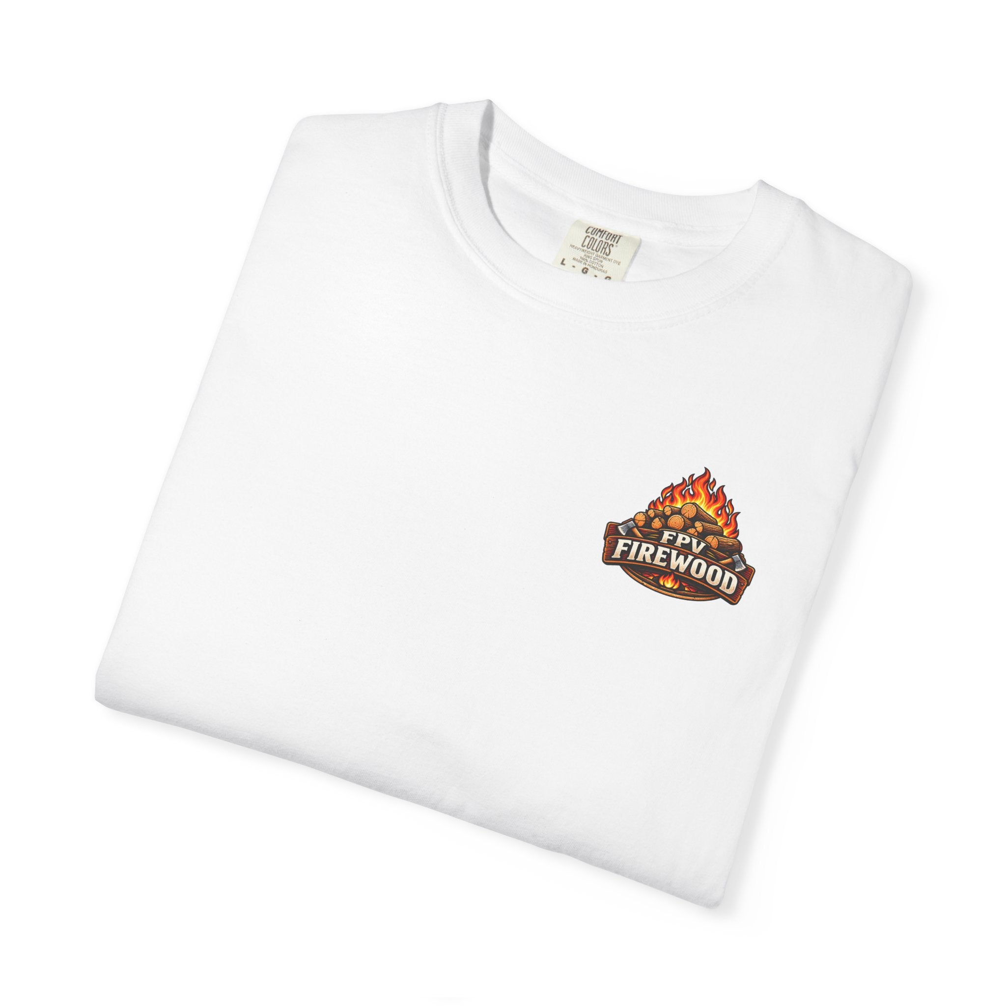 Emotional Support Tractor T-shirt | Firewood Logo Chest