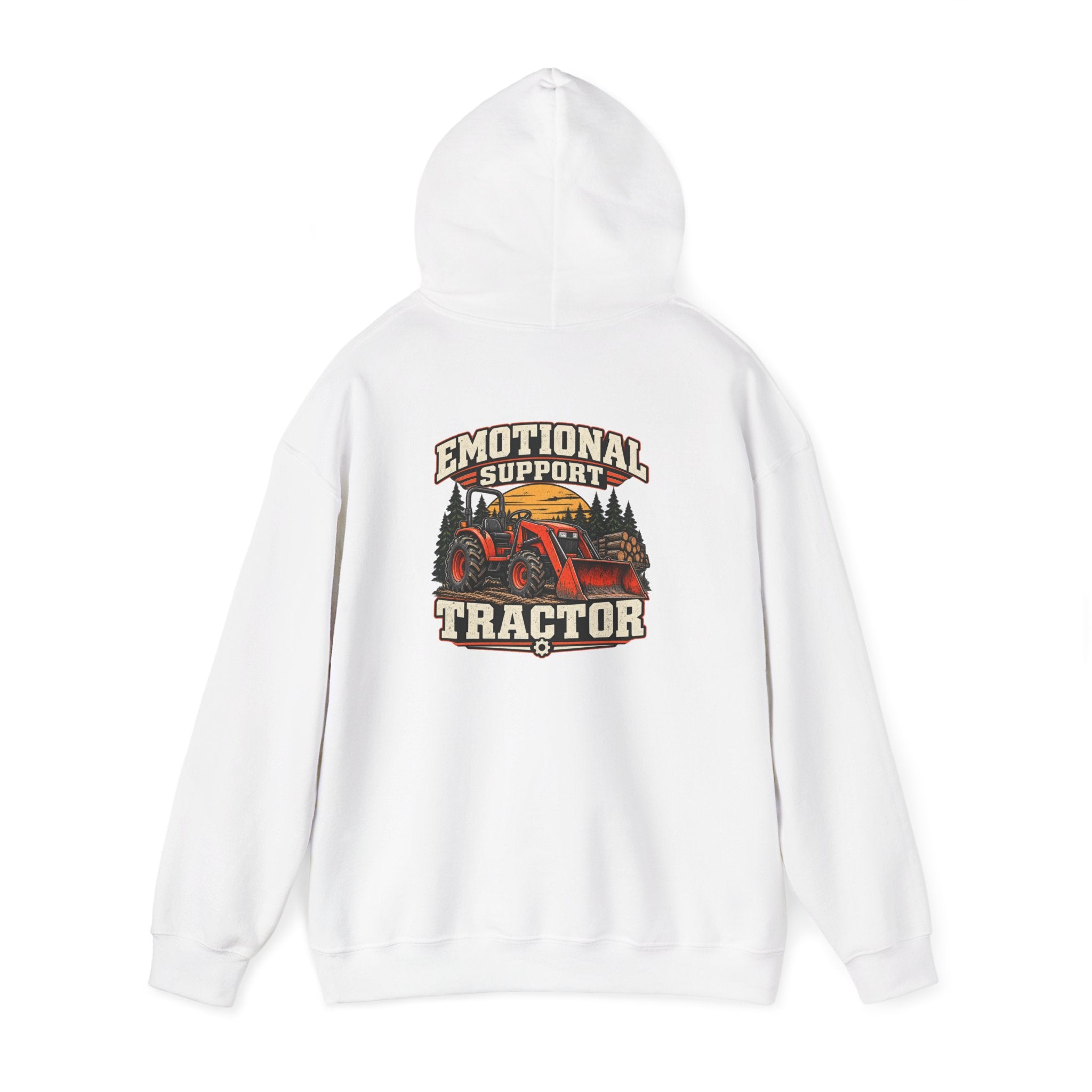 Emotional Support Tractor Hoodie | Tractor Graphic Sweatshirt
