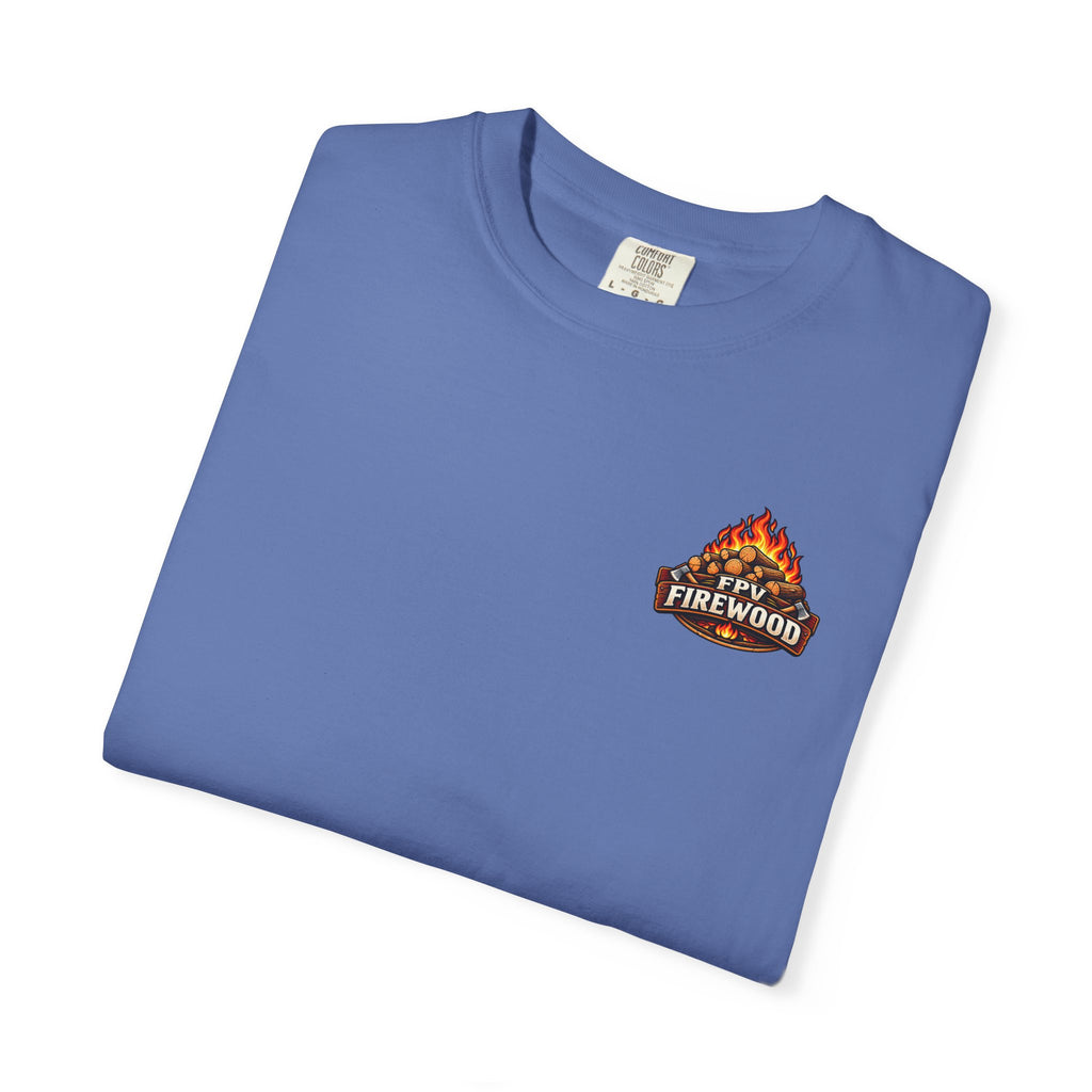 Emotional Support Tractor T-shirt | Firewood Logo Chest