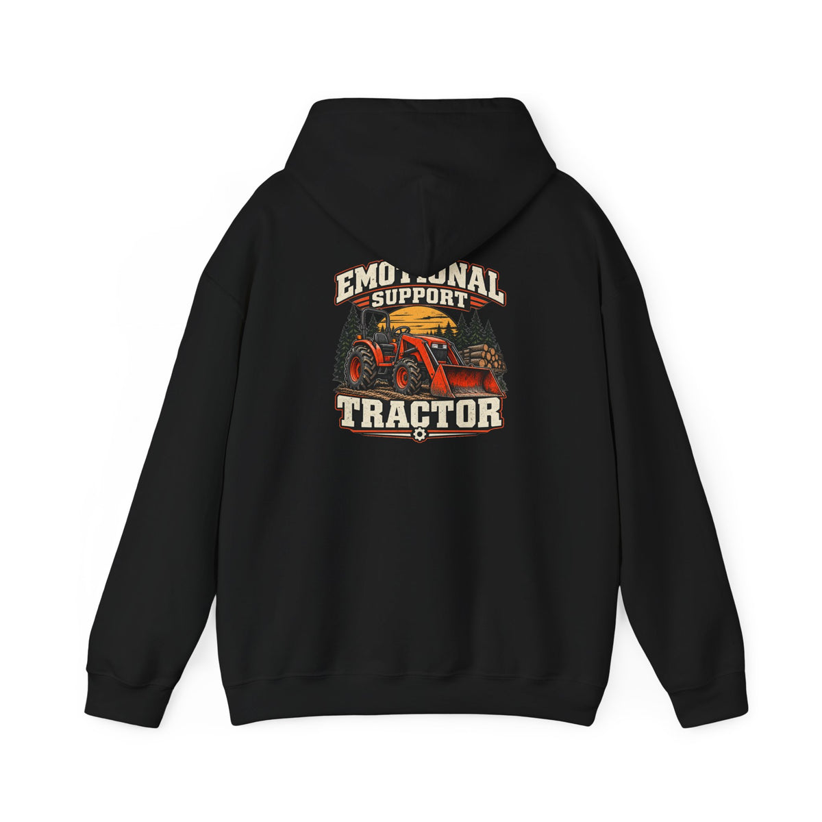 Emotional Support Tractor Hoodie | Tractor Graphic Sweatshirt