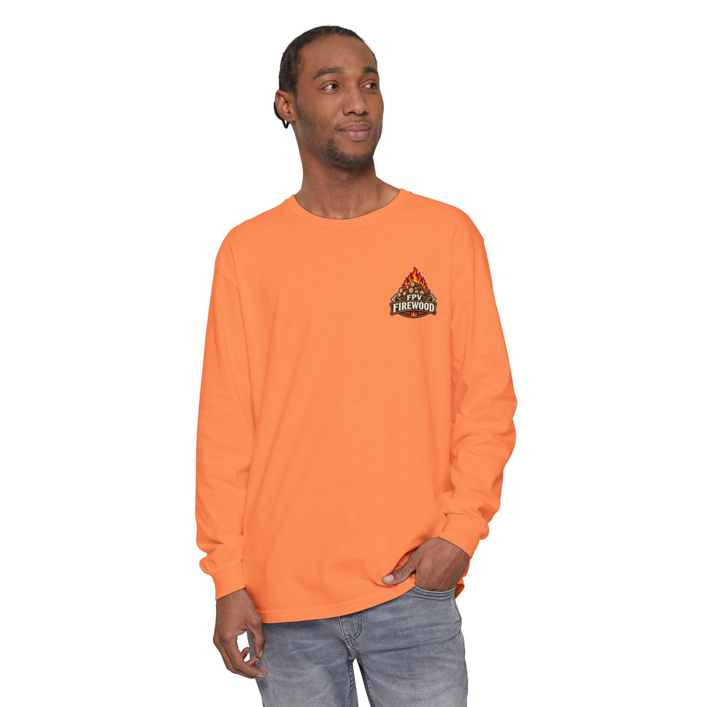 Firewood Campfire Long Sleeve Tee