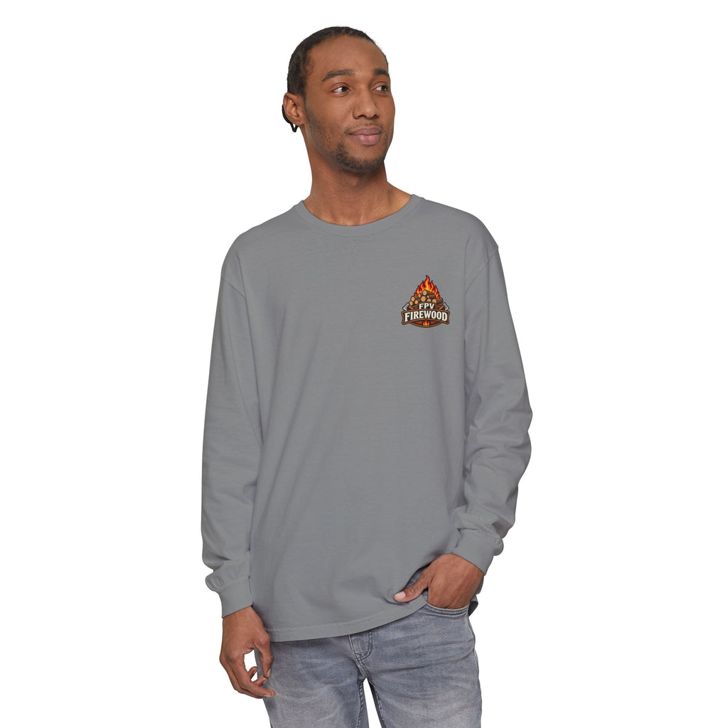 Firewood Campfire Long Sleeve Tee