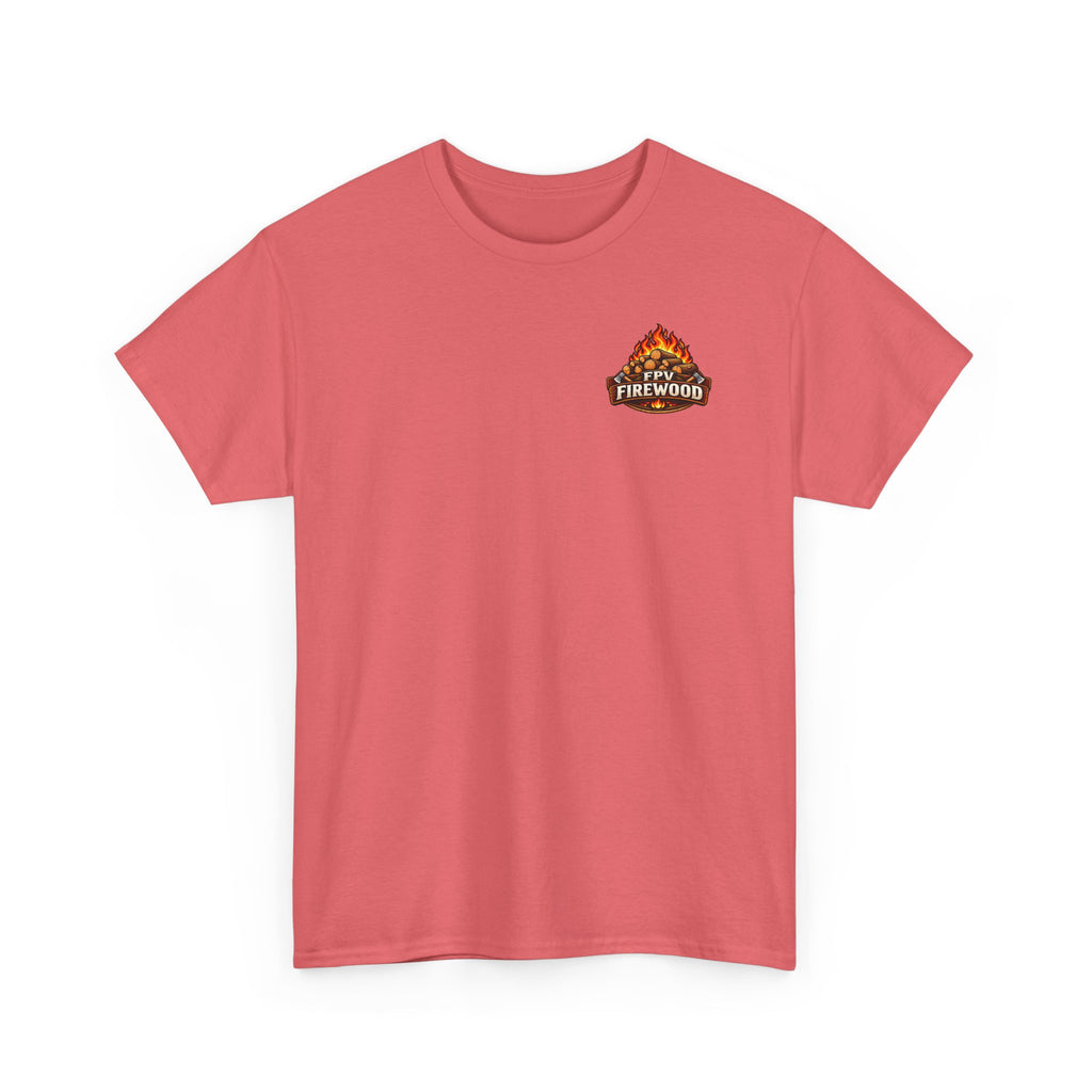 Firewood Logo T‑Shirt — Retro Campfire Graphic Tee