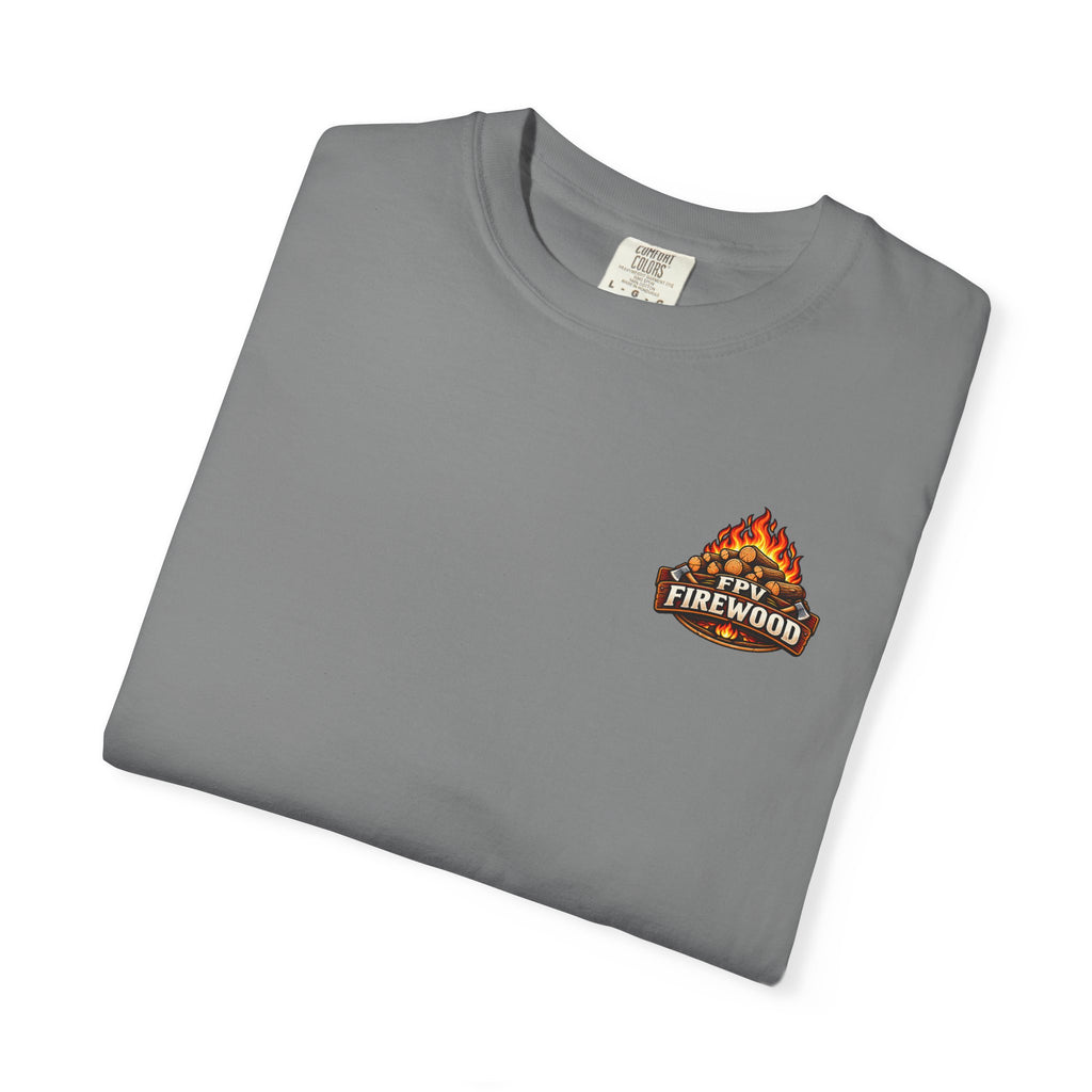 Emotional Support Tractor T-shirt | Firewood Logo Chest