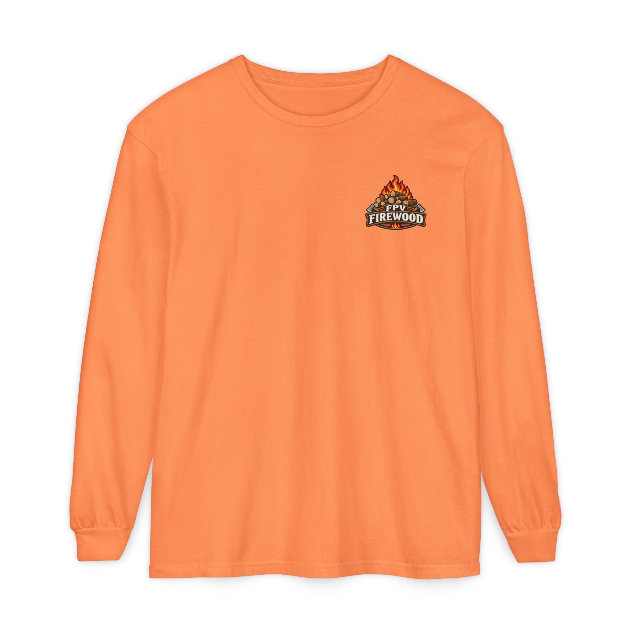 Firewood Campfire Long Sleeve Tee